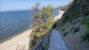 #Анапа #море #пляж Новый спуск к морю 200 ступеней