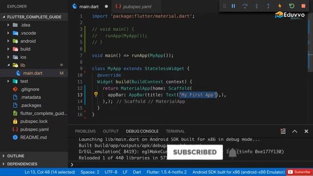 Flutter building a Widget Tree | enhancement in flutter Code