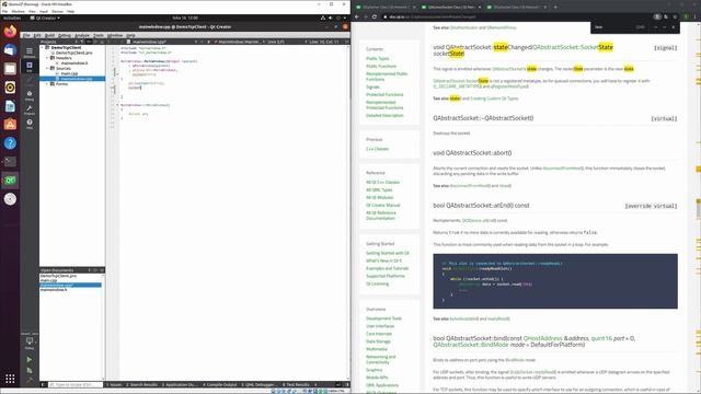 QT TCP Server - Client
