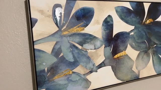 Amanti Art Framed Canvas Wall Art Print Veranda Blue Review