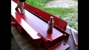 самодельный листогиб из металлолома обзор