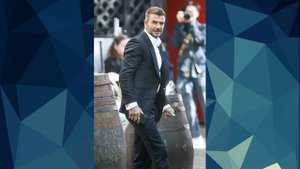 Дэвид Бекхэм с дочерью Харпер в Лондоне впервые на съемках