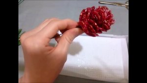 Полярная роза из бисера.Часть 3.