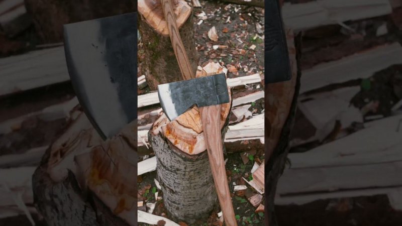 Новый валочник #axe #forging #bushcraft #blacksmith