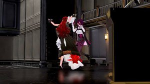 Honkai: Star Rail MMD 4K / Kafka + Himeko / 危险派对 | Dangerous Party