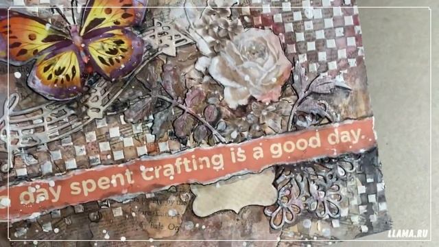 [Mixed Media] Создание коллажа в смешанной технике. Scrapbooking Collage Decoupage  