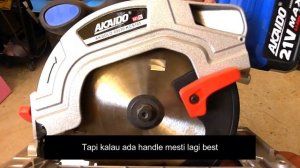 Akaido AKCS125BL || Circular Saw Comel tapi POWER