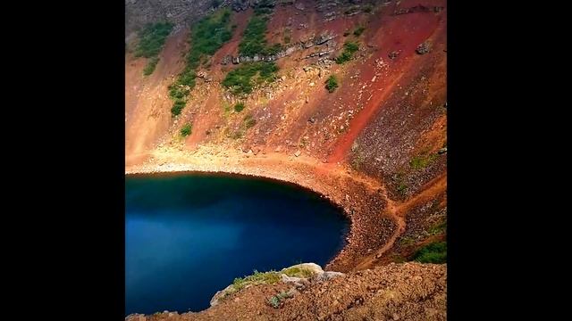 İzlanda Gezi Rehberi-Kerið Crater Lake(Kerid) смотреть онлайн