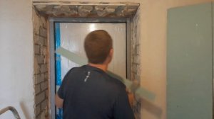 откосы из гипсокартона монтаж на гипсовый клей