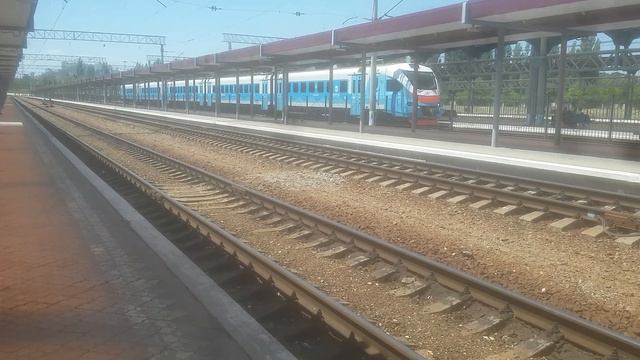 Электропоезд ЭП2Д-0123 "ЮППК" в Крыму! смотреть онлайн