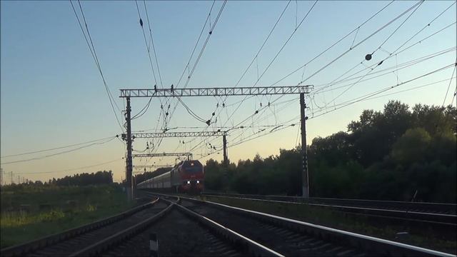 Электровоз ЭП2К-235 с поездом № 397 Махачкала — Спб смотреть онлайн