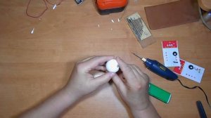 Поплавок из теннисного шарика.