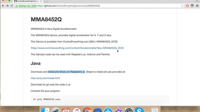 Raspberry Pi MMA8452Q 3-Axis 12-bit/8-bit Digital Accelerometer Java Tutorial смотреть онлайн
