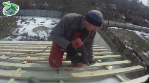 ?Типовые узлы стропильной системы двухскатной крыши, монтаж обрешетки