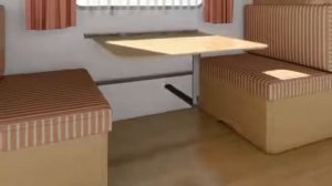 Складывающаяся ножка стола для кемпера
