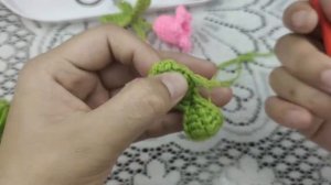 [Series 17]Crochet Beginners Tutorial - How to make Campanula pendant crochet tutorial for beginner