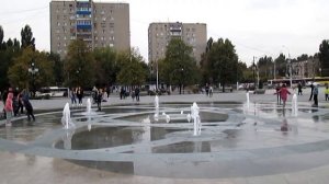 Фонтан у ДС "Звёздный" в Липецке автор видео Евгений Давыдов