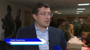 Глеб Никитин побывал в воинской части в Мулино, откуда отправляются в зону СВО мобилизованные