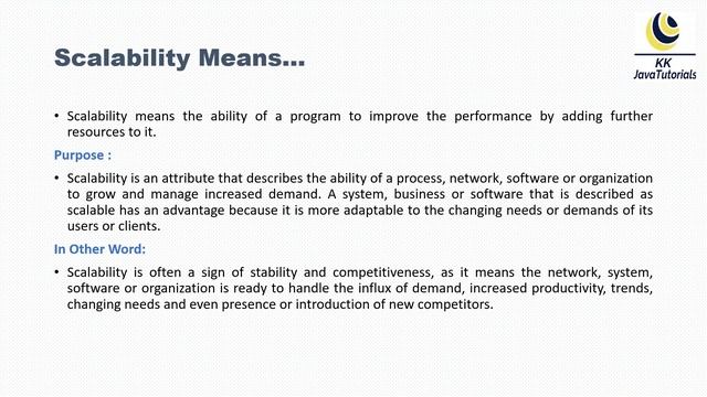 What do we understand by the term Scalability ? || Java Concurrency Interview Question