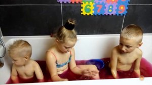 Slime Baff fun | Slime Bath challenge | learning numbers | Glibbi slime |  Blue Orange
