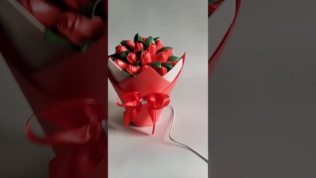 Обзор. Букет тюльпанов из изолона. смотреть онлайн