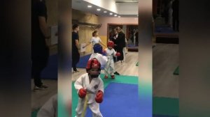 В 5 лет на первые соревнования по ТХЭКВОНДО ITF
