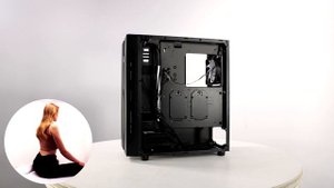 Интересное видео в Nix Москва про MSI MAG VAMPIRIC 010M без БП с окном в НИКС