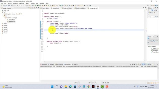 Java Swing Tutorial | Add image in JFrame смотреть онлайн