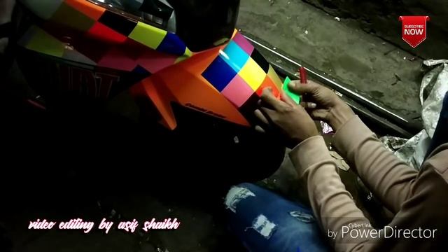 HONDA DIO MODIFICATION FULL GRAPHICS IN MULTICOLOUR CHECKS смотреть онлайн