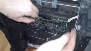 Kyocera FS-4300DN сдвиг изображения и замятие (Ремонт)