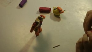 Как слепить аниматроника Чику из пластилина | DIY Five Nights at Freddy's Plush Chica