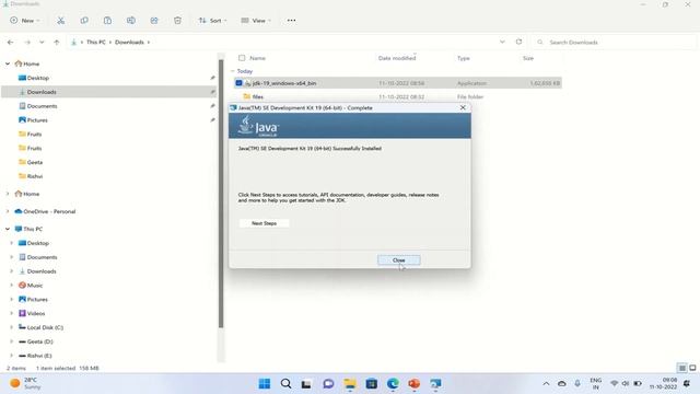 download and install Java JDK19 on windows11 | free download Java | Java installation complete guid