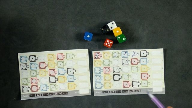 Twenty One Roll'n'write Настольная игра Обзор