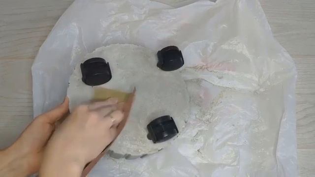 Оригинальный декор из цемента для дома / Поделки для сада из мусора и цемента своими руками смотреть онлайн