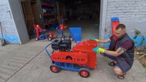 Переработка самого большого диаметра ЩУ-450 (универсального щепореза-утилизатора)