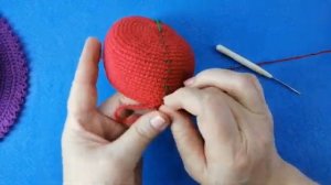 Шляпка , связана крючком, для куколки по моему авторскому МК №23