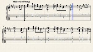 Dreaming – L.H. Spickernell (1948 plectrum guitar tablature)