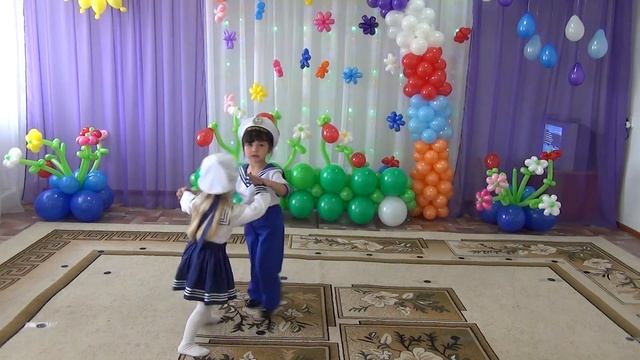 "Ты морячка, я моряк" танец в детском саду "Солнышко" смотреть онлайн