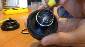 Как снять заднюю линзу на Мир 1в