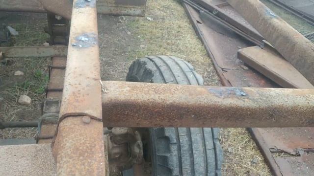 Сельхоз прицеп для соломы от подписчика. 2ПТС-45 на металлолом и немного запчастей. смотреть онлайн
