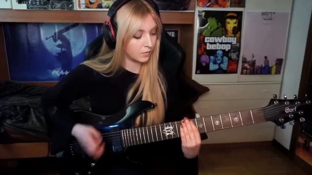 Lacuna Coil - Bad Things (Guitar Cover Solo + Tabs) смотреть онлайн
