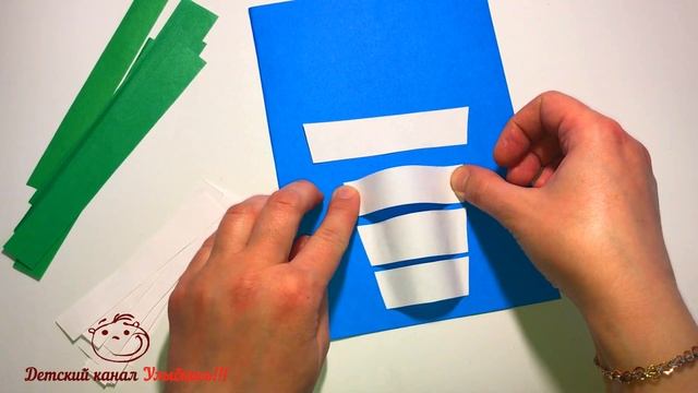 Подснежники | Объемная аппликация | Весенние поделки с детьми
