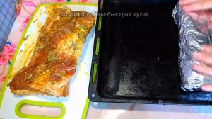 Как приготовить сало в духовке в фольге Готовим дома