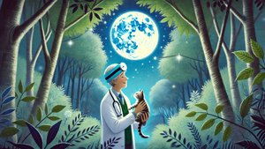 СКАЗКИ | Сказка про доктора, котёнка и луну | Аудиосказки