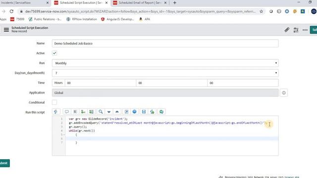 Scheduled Jobs in ServiceNow | How to Schedule and Write Scripts in ServiceNow Scheduled Jobs смотреть онлайн