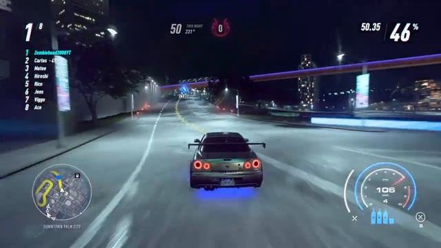 NFS Heat - NISSAN Skyline GT-R V-Spec R34 Best Engine Fully Upgraded 400+ Ultimate+ Parts смотреть онлайн