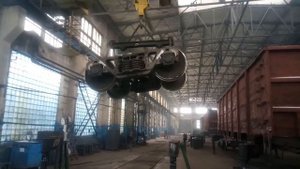 Как перевозят вагонные тележки
