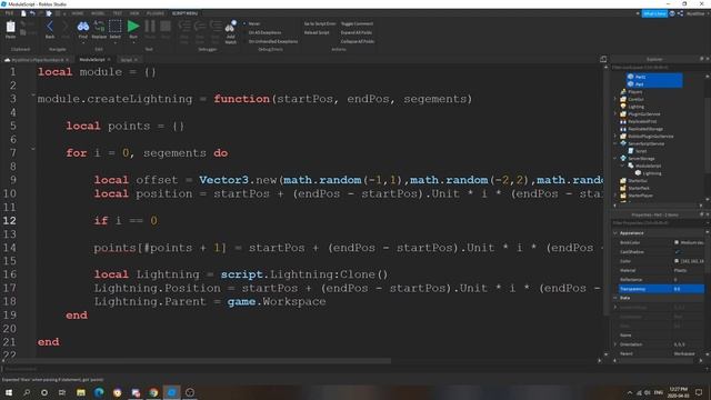 ROBLOX SCRIPTING TUTORIAL | CREATING ANIME LIGHTNING смотреть онлайн