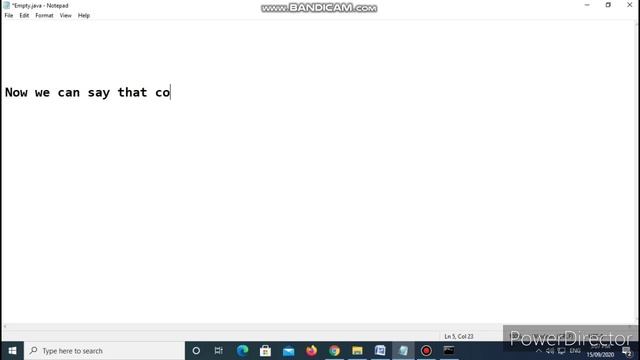 How to save java File, We understand difference between file name & class name, Empty java class.