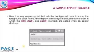 Java Applet Part-3 Applet Showing Order of Init, Start and Paint Method Invocations